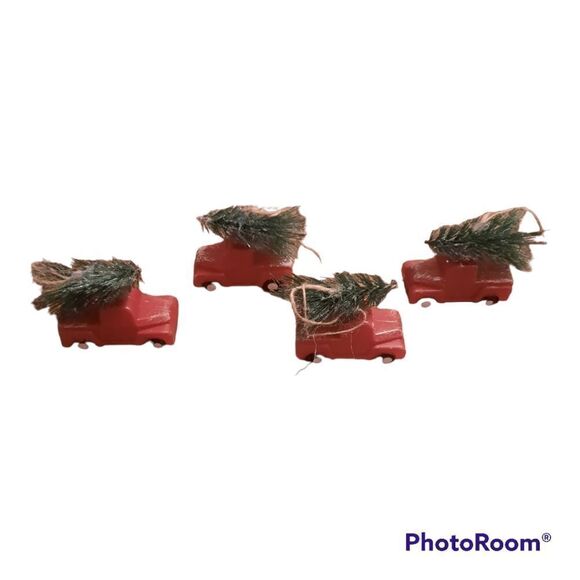 Trim a Tree Mini Truck Ornaments - Picture 2 of 2